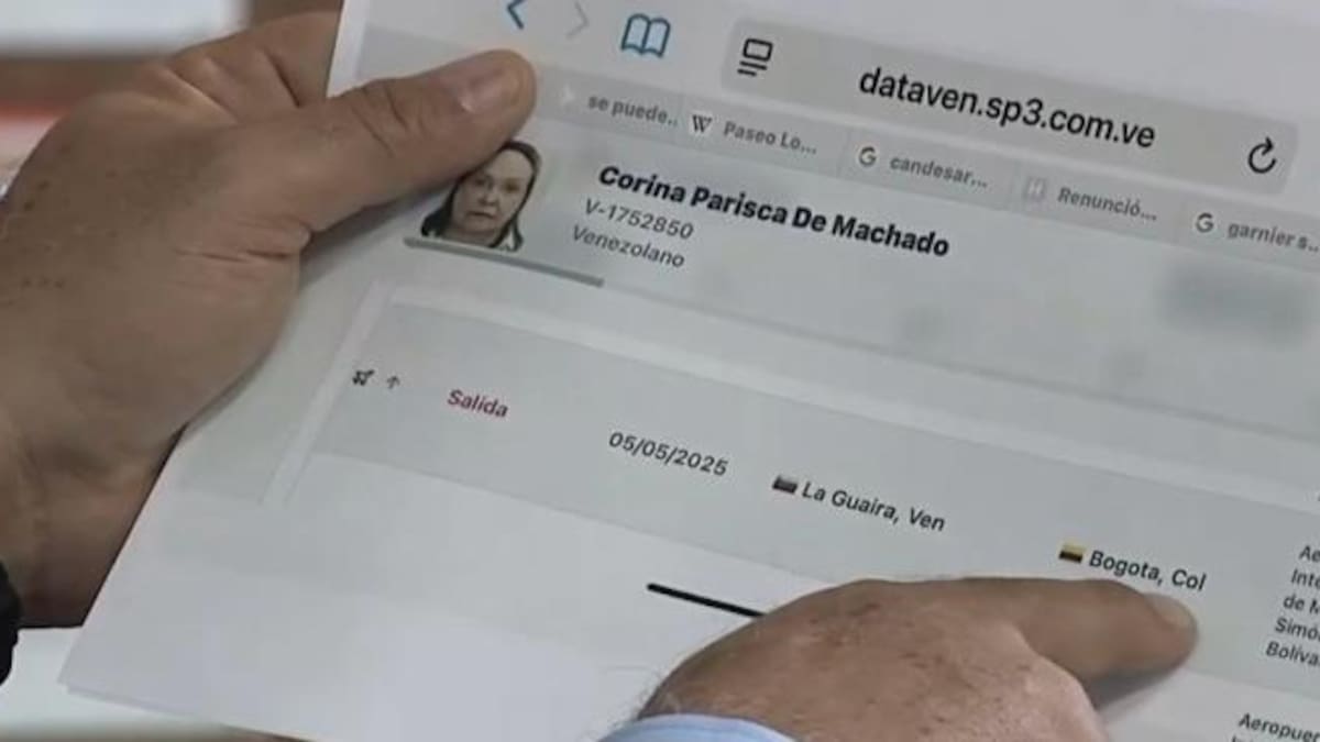 Madre de María Corina Machado habría salido de Venezuela con un tiquete aéreo La Guaira - Bogotá