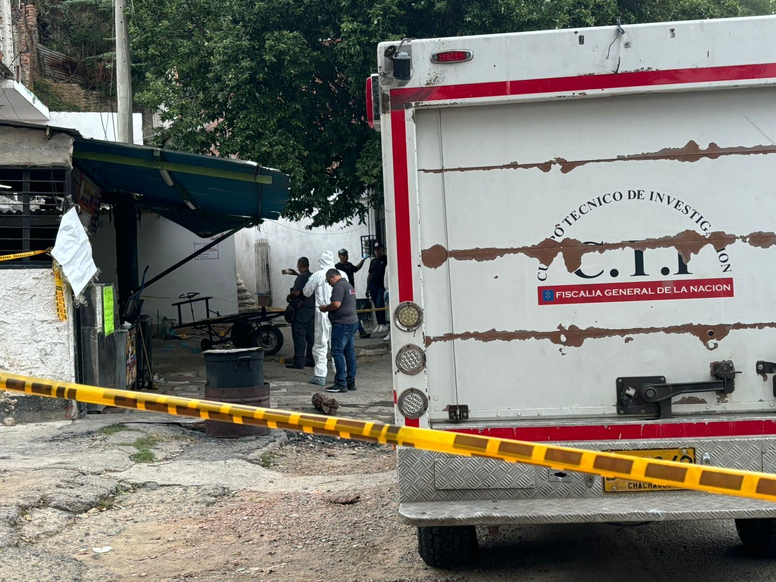 Homicidio en el barrio Loma de Bolívar / Foto: Cortesía