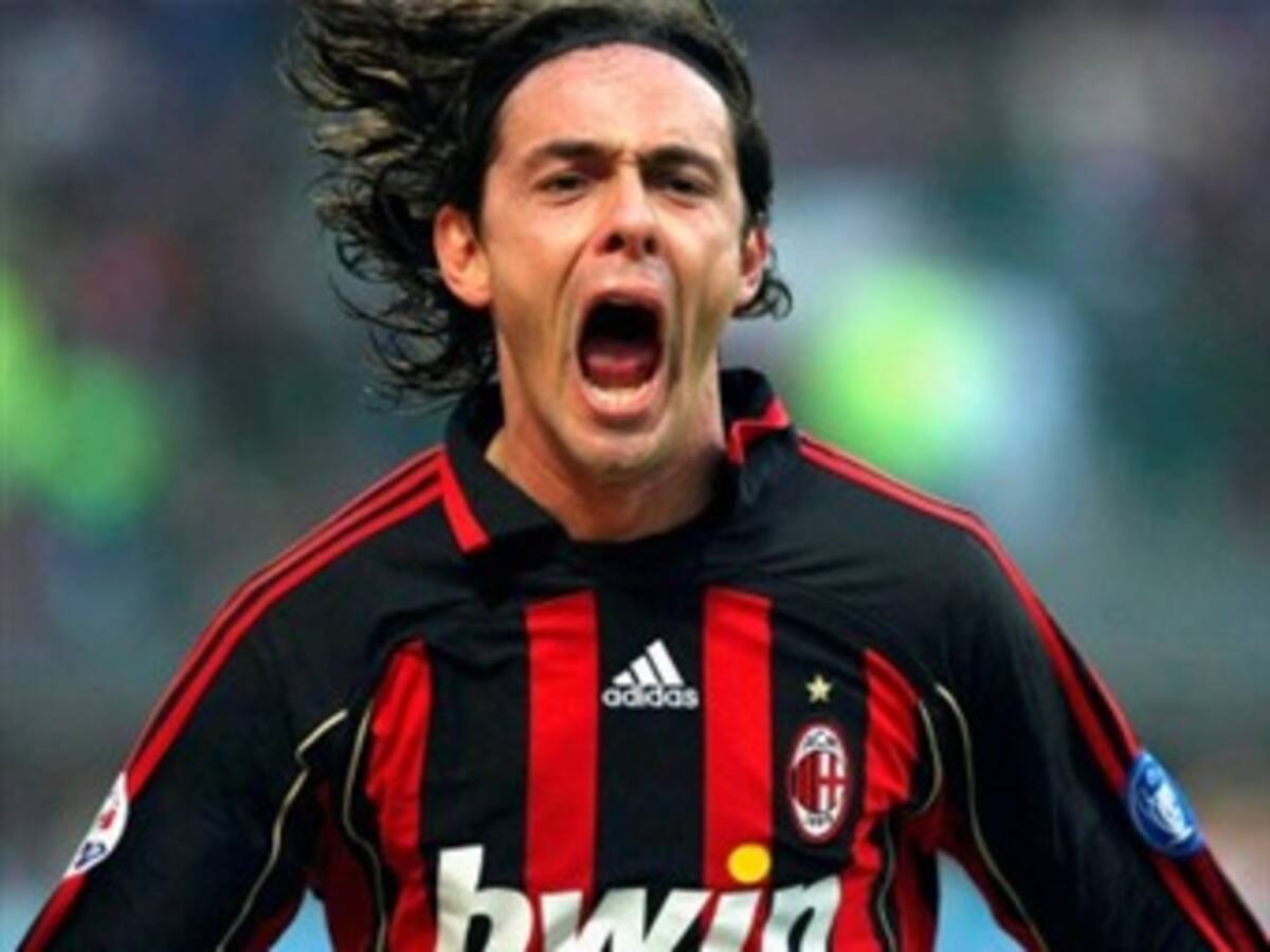 Filippo Inzaghi no jugará la fase de grupos de la Liga de Campeones