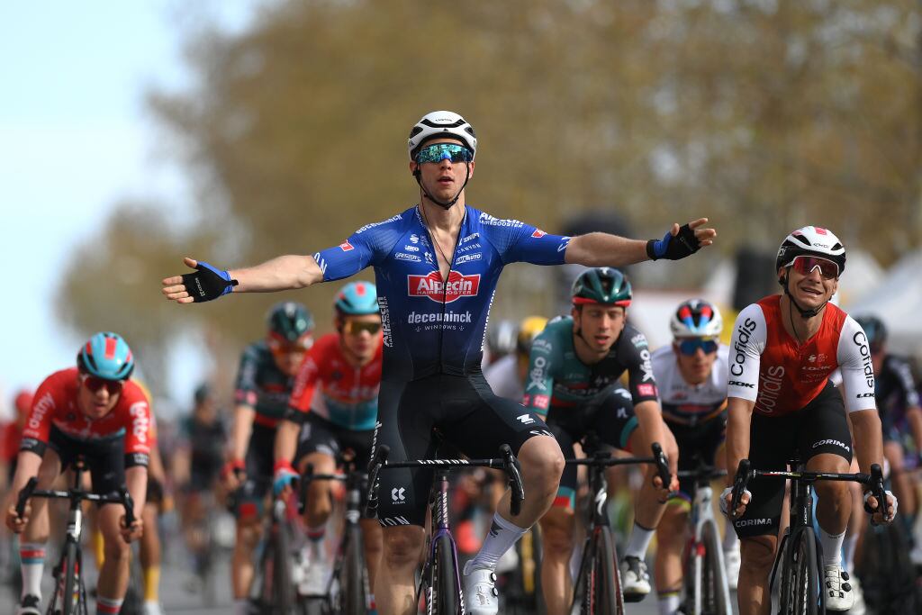Kaden Groves, ciclista australiano del Team Alpecin-Deceuninck (Photo by David Ramos/Getty Images)