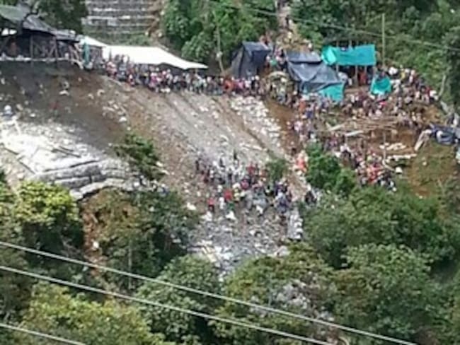 Una persona desaparecida en accidente de mina ilegal en Buriticá, Antioquia