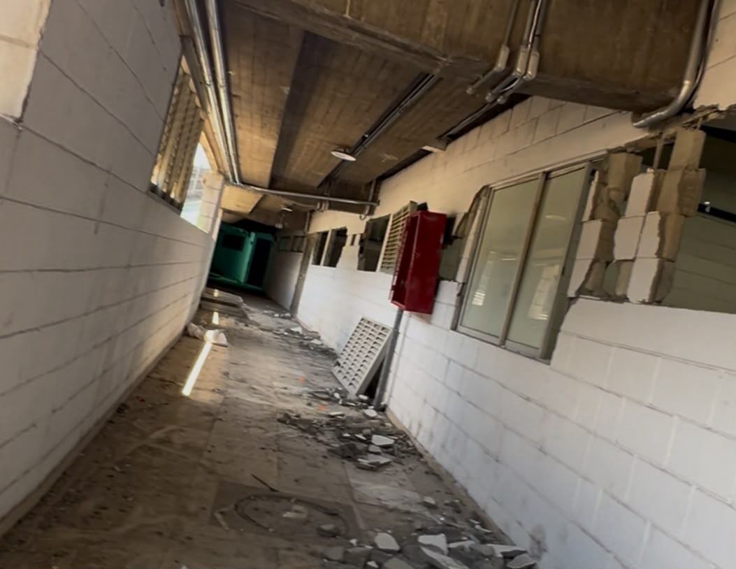 Foto: Daños en el estadio Hernán Ramírez Villegas (Alcaldía de Pereira)
