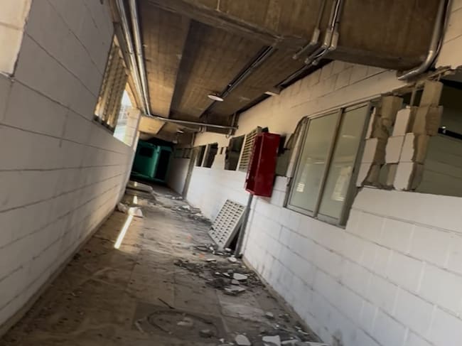 Foto: Daños en el estadio Hernán Ramírez Villegas (Alcaldía de Pereira)
