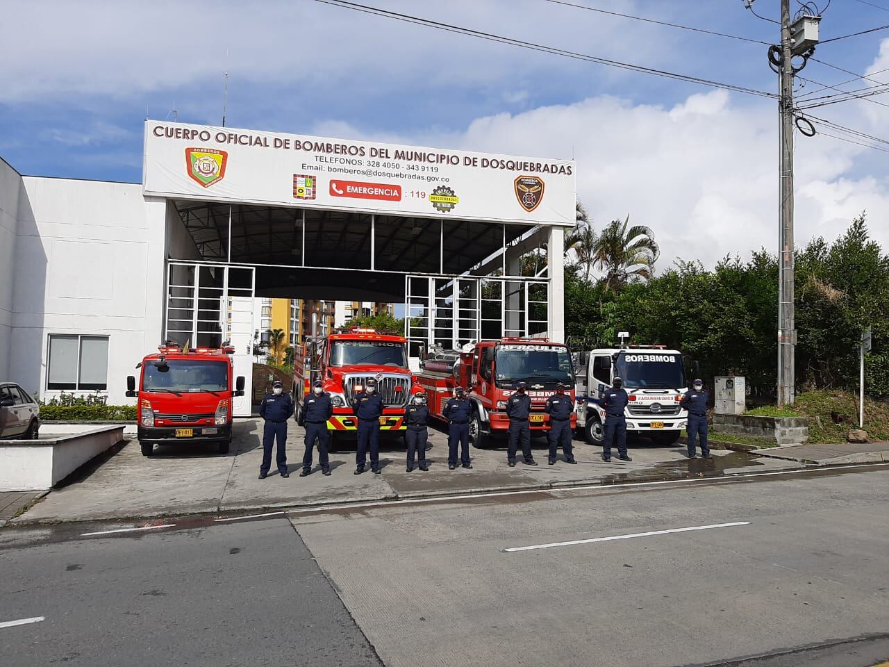 Imagen de archivo - Cuerpo Oficial de Bomberos de Dosquebradas.