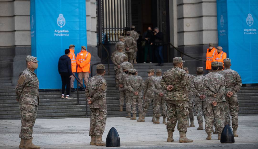 Militares argentinos.         Foto: Getty 