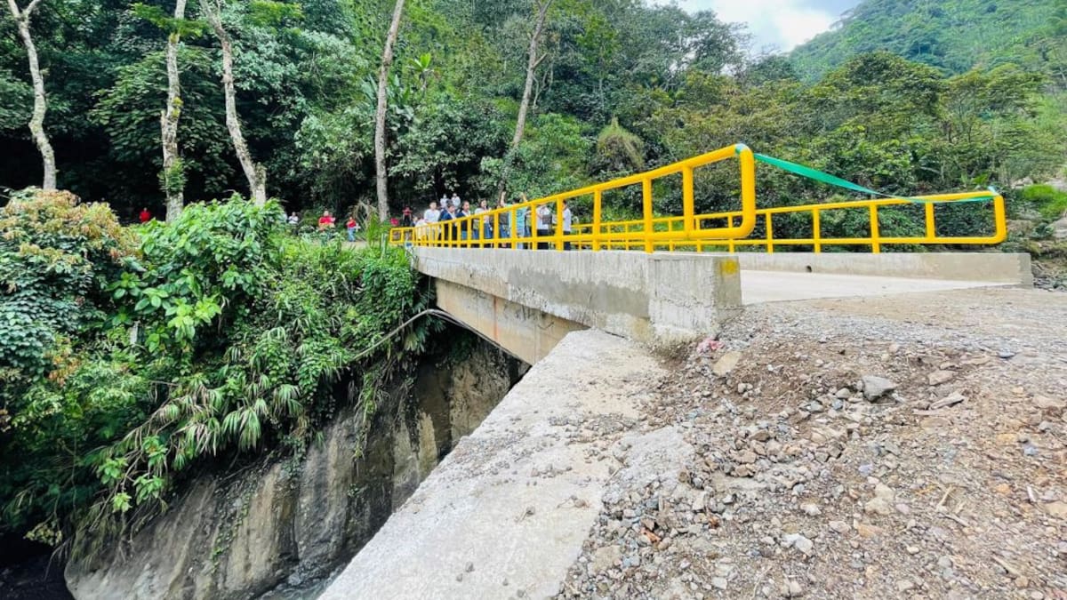Resguardo San Lorenzo cuenta de nuevo con el puente San Jerónimo