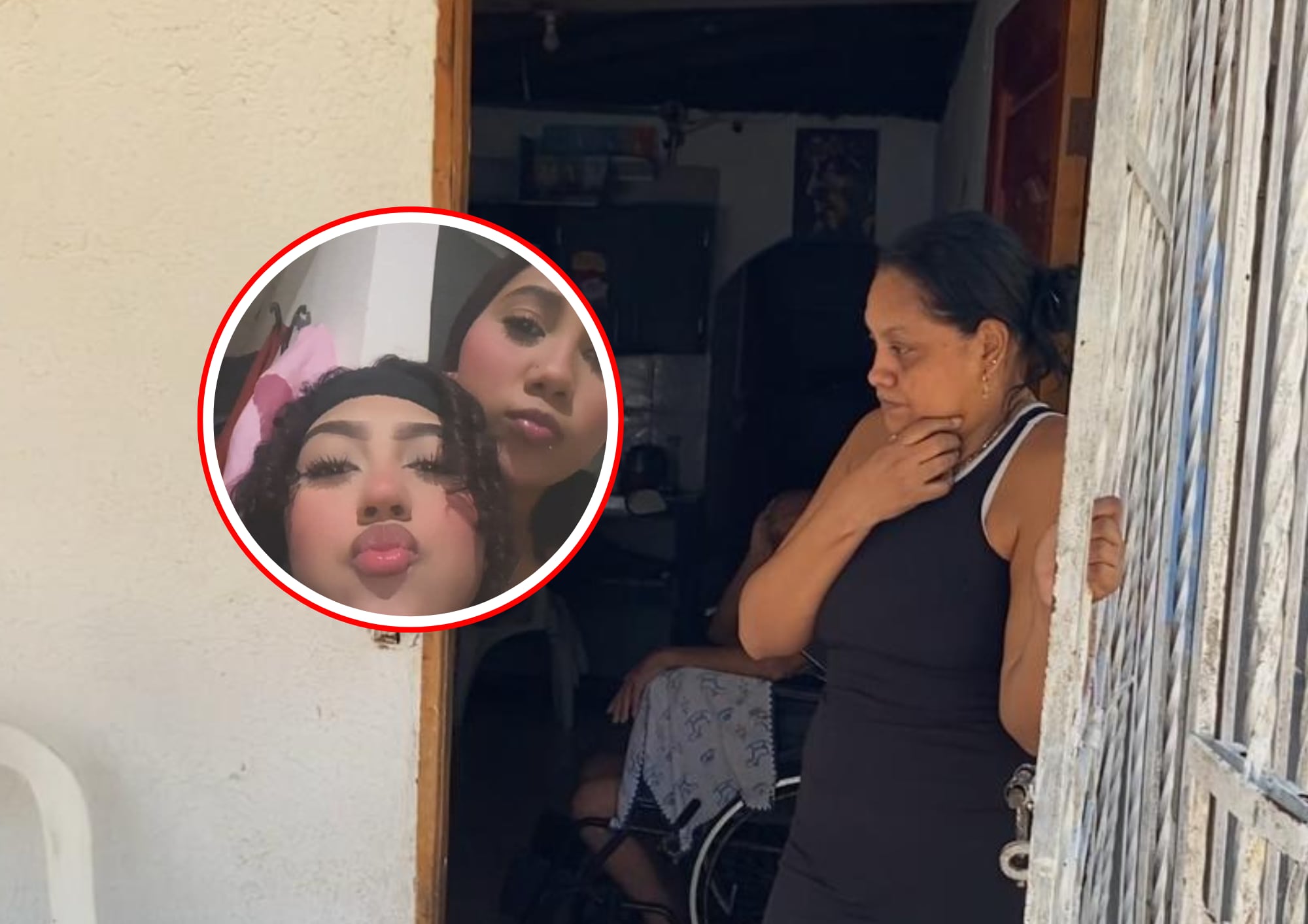 Las hermanas asesinadas y la mamá de estas. Foto: Caracol Radio.