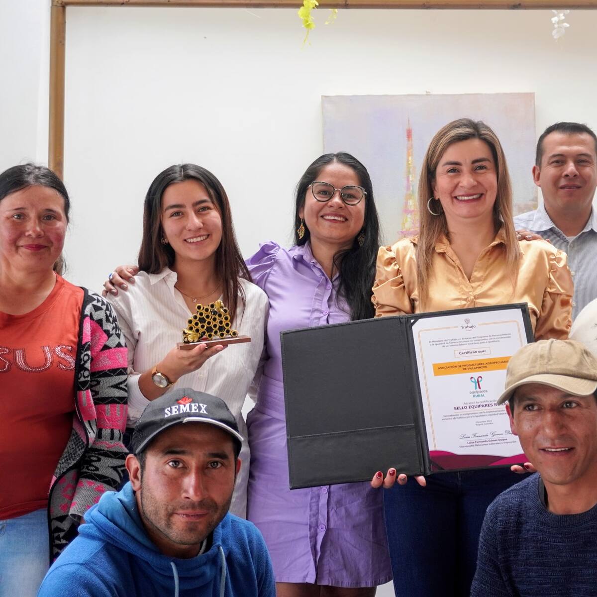 Mintrabajo certificó a 51 organizaciones rurales por su compromiso con la igualdad