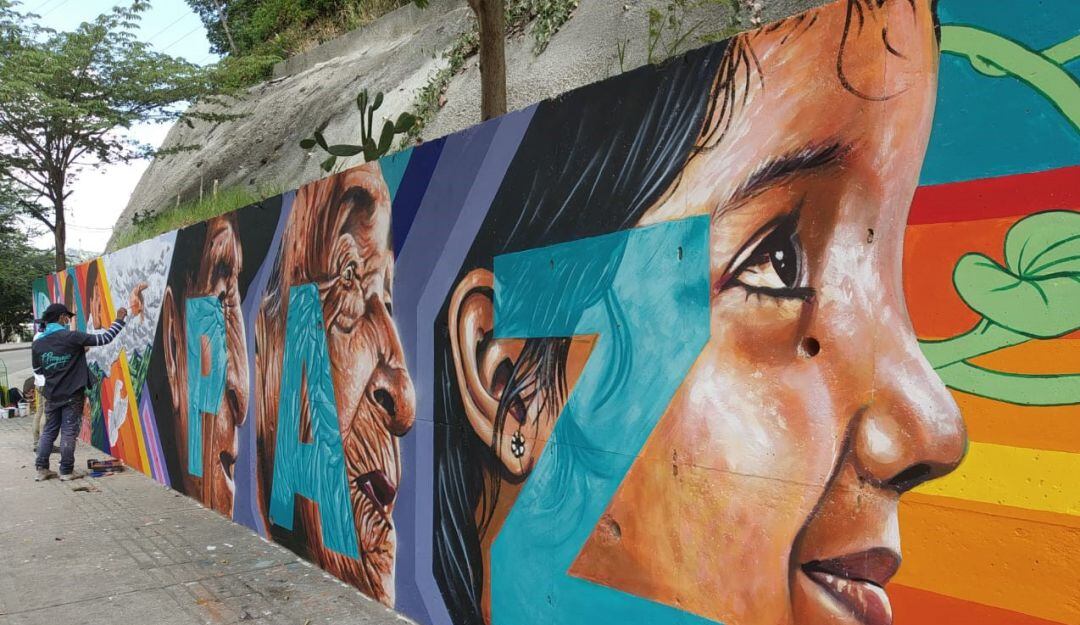 Murales ganadores de la campaña 'Bga Cree en tu Talento'