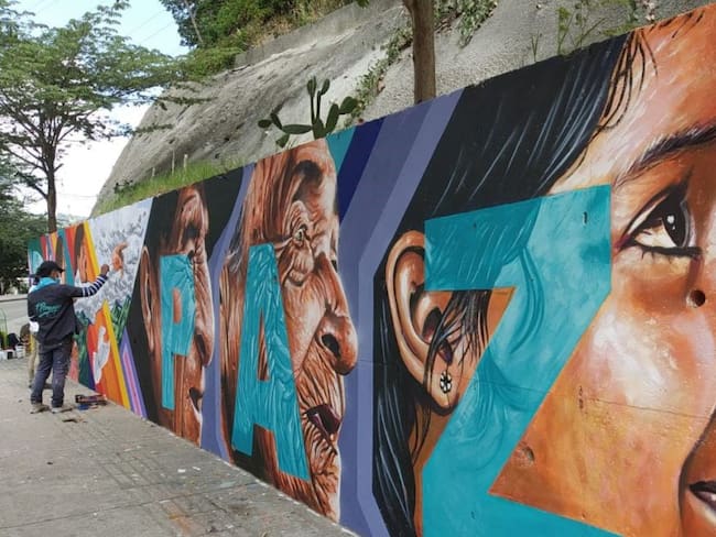 Murales ganadores de la campaña 'Bga Cree en tu Talento'