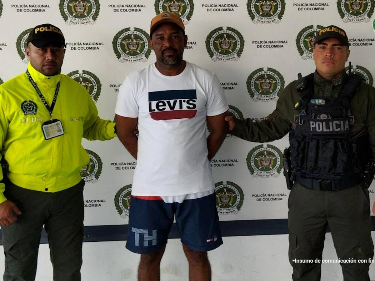 Cayó ‘El Negrito’, pedido en extradición por una corte de Estados Unidos