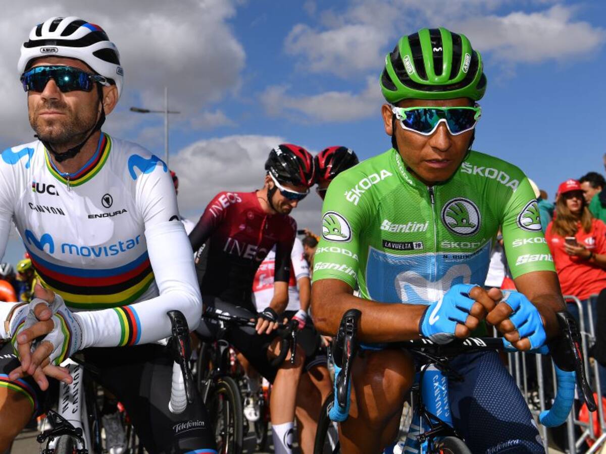Alejandro Valverde y su admiración hacia Nairo "por sus cojones"