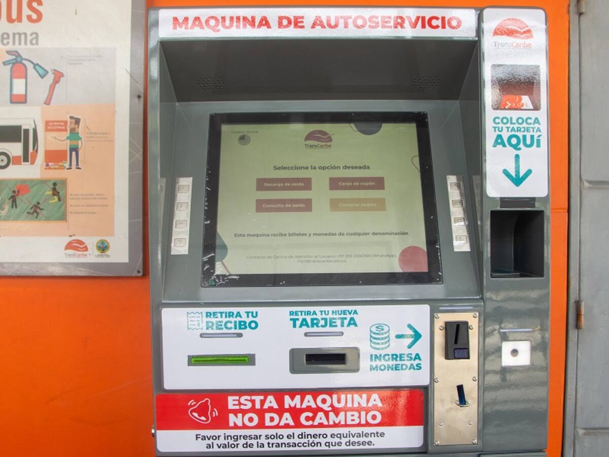 Transcaribe puso en funcionamiento nuevas terminales de autoservicio en estaciones