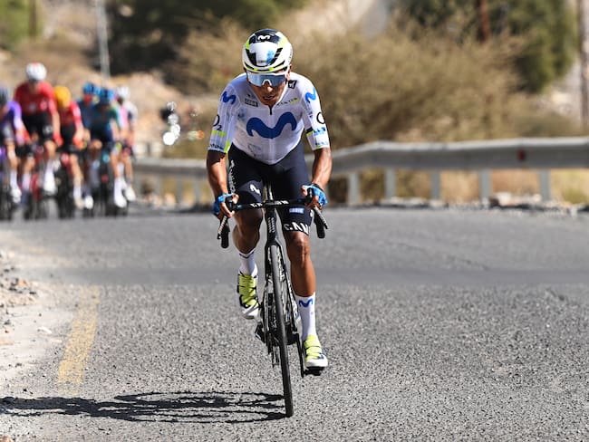 Nairo Quintana durante su participación en el Tour de Omán. (Photo by Dario Belingheri/Getty Images)