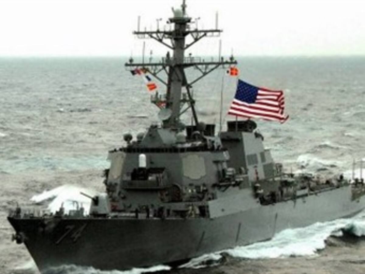 EE.UU. ubicó un buque destructor y una plataforma naval con radares cerca de Norcorea