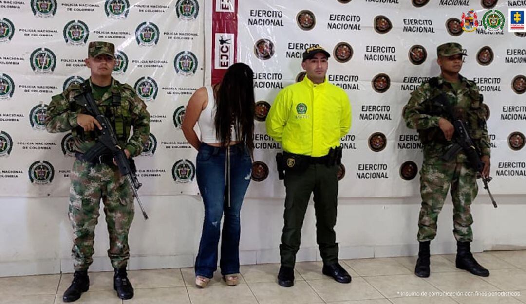La mujer era la coordinadora logística de la estructura 48 de las disidencias de las Farc.
