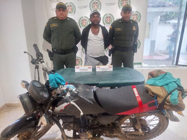 Motocicleta que fue hurtada en Cartagena apareció en María La Baja