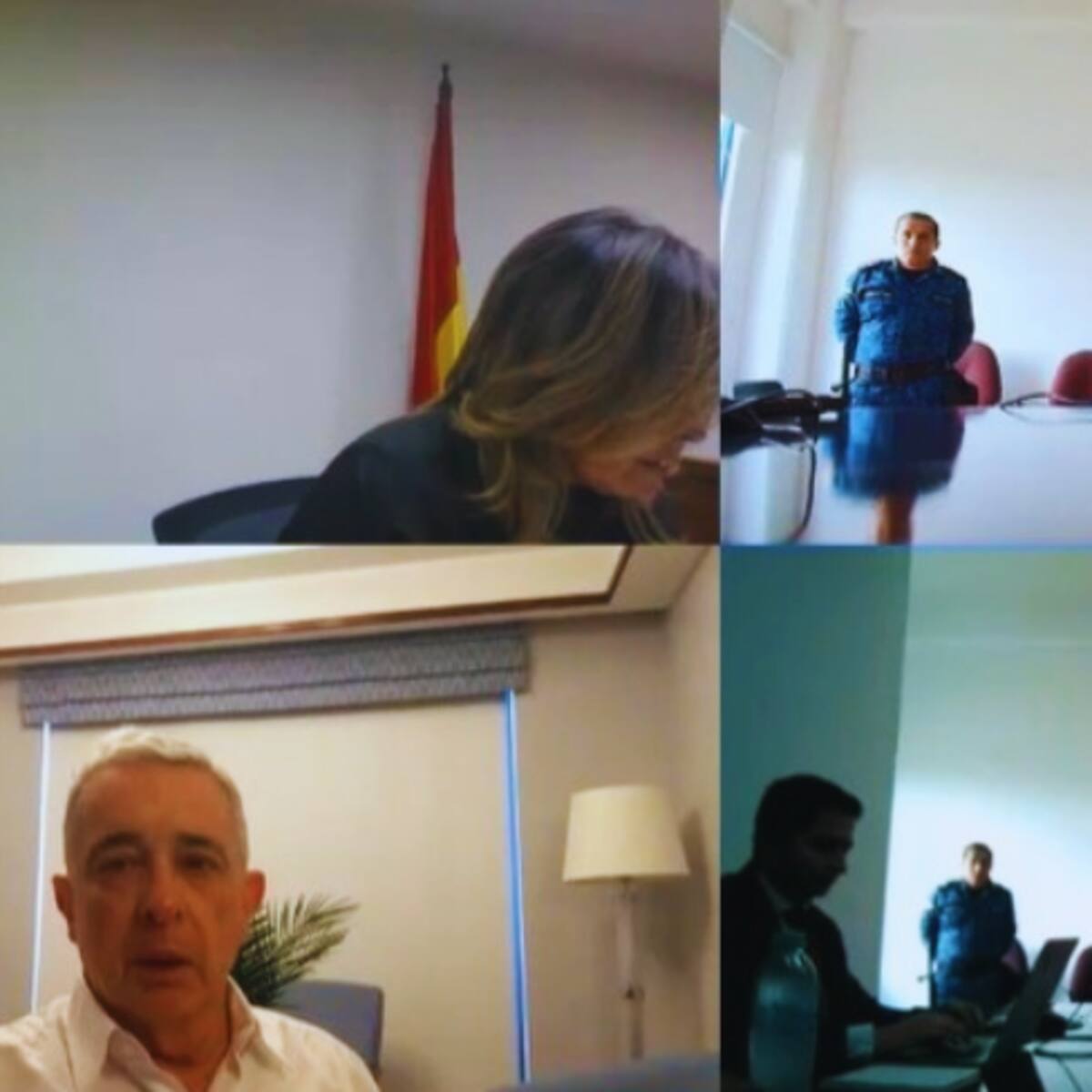 “Uribe es el referente político de las Autodefensas”: exparamilitar Pablo Hernán Sierra en el juicio