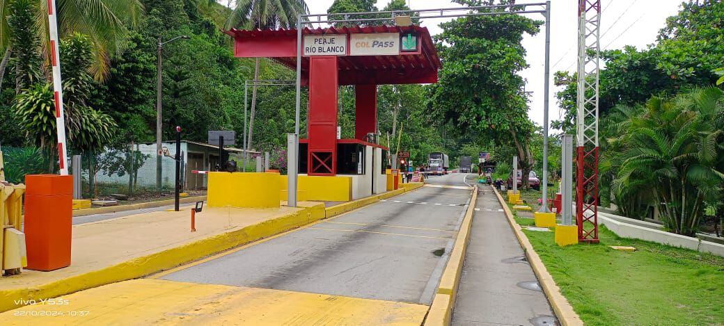 Peaje de El Playón en Santander