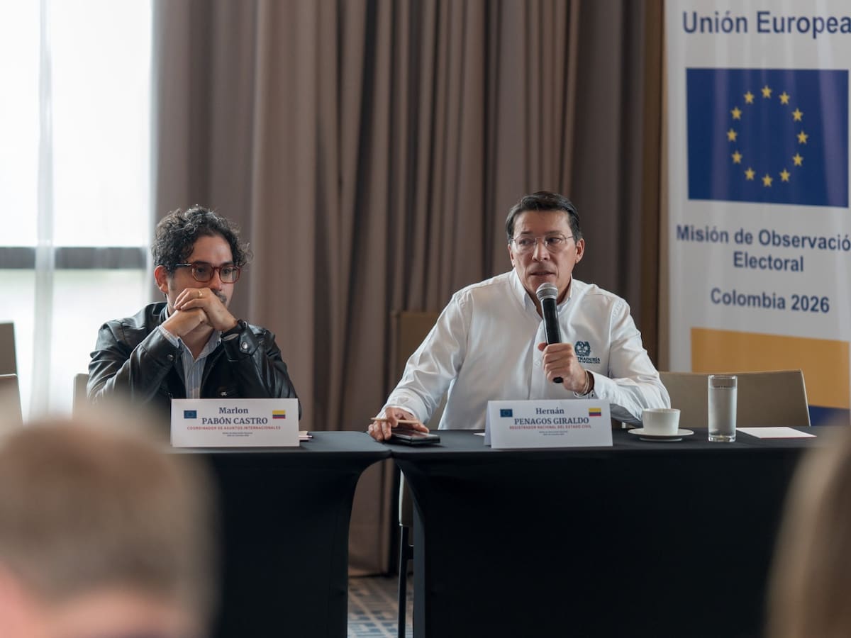 Registrador Penagos se reunió con Misión de la Unión Europea para la segunda vuelta presidencial