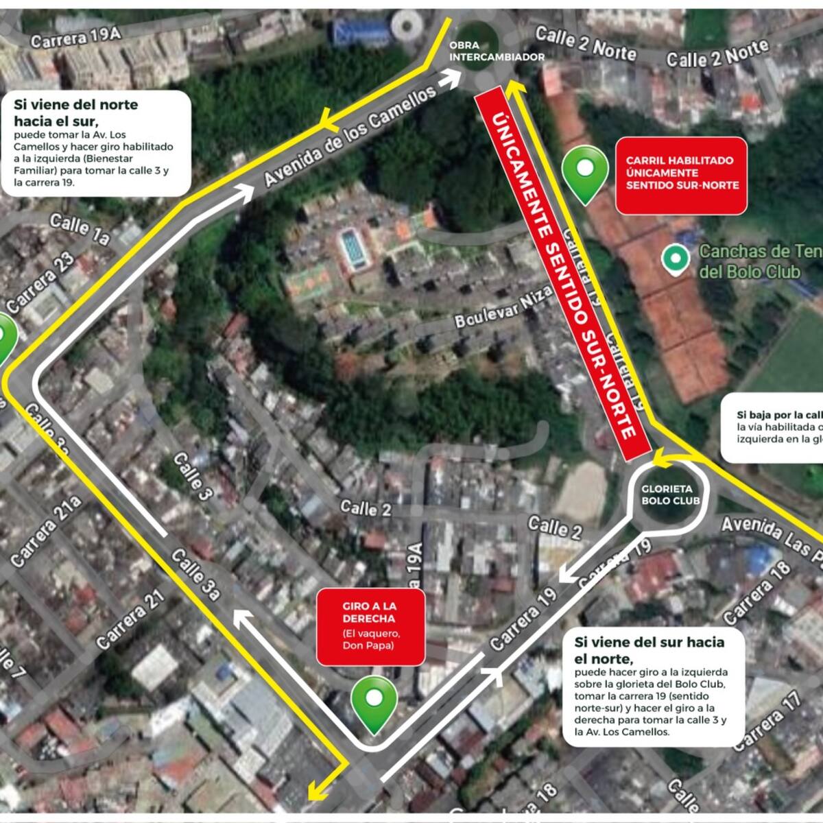 Tenga en cuenta, por obras hay cambios en la movilidad en glorieta de bomberos al norte de Armenia