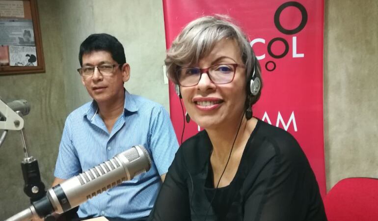 Fernando García y Estella de García familiares de Noralba García Trujillo