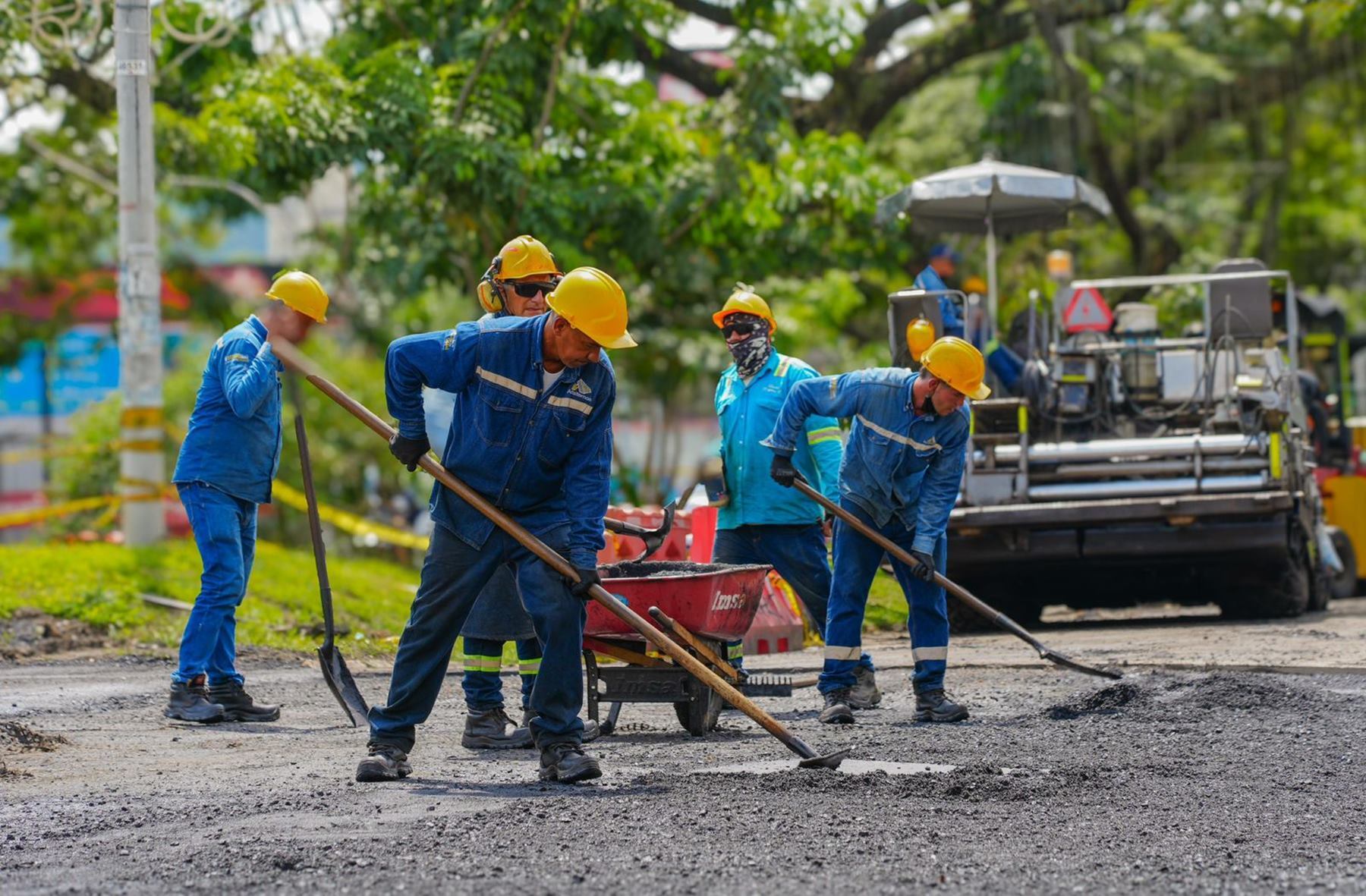Obras viales en Ibagué