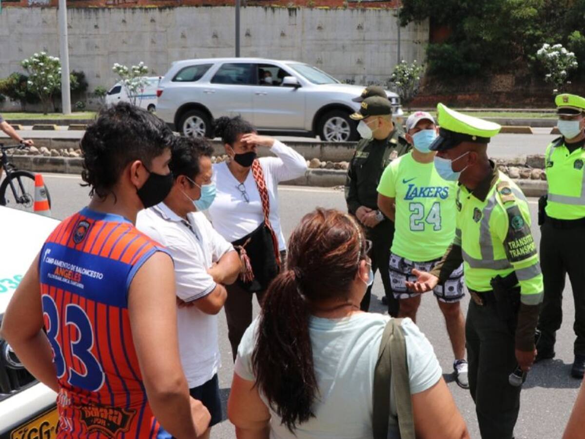 VIDEO: Instalan "estaciones viales" para prevenir accidentalidad