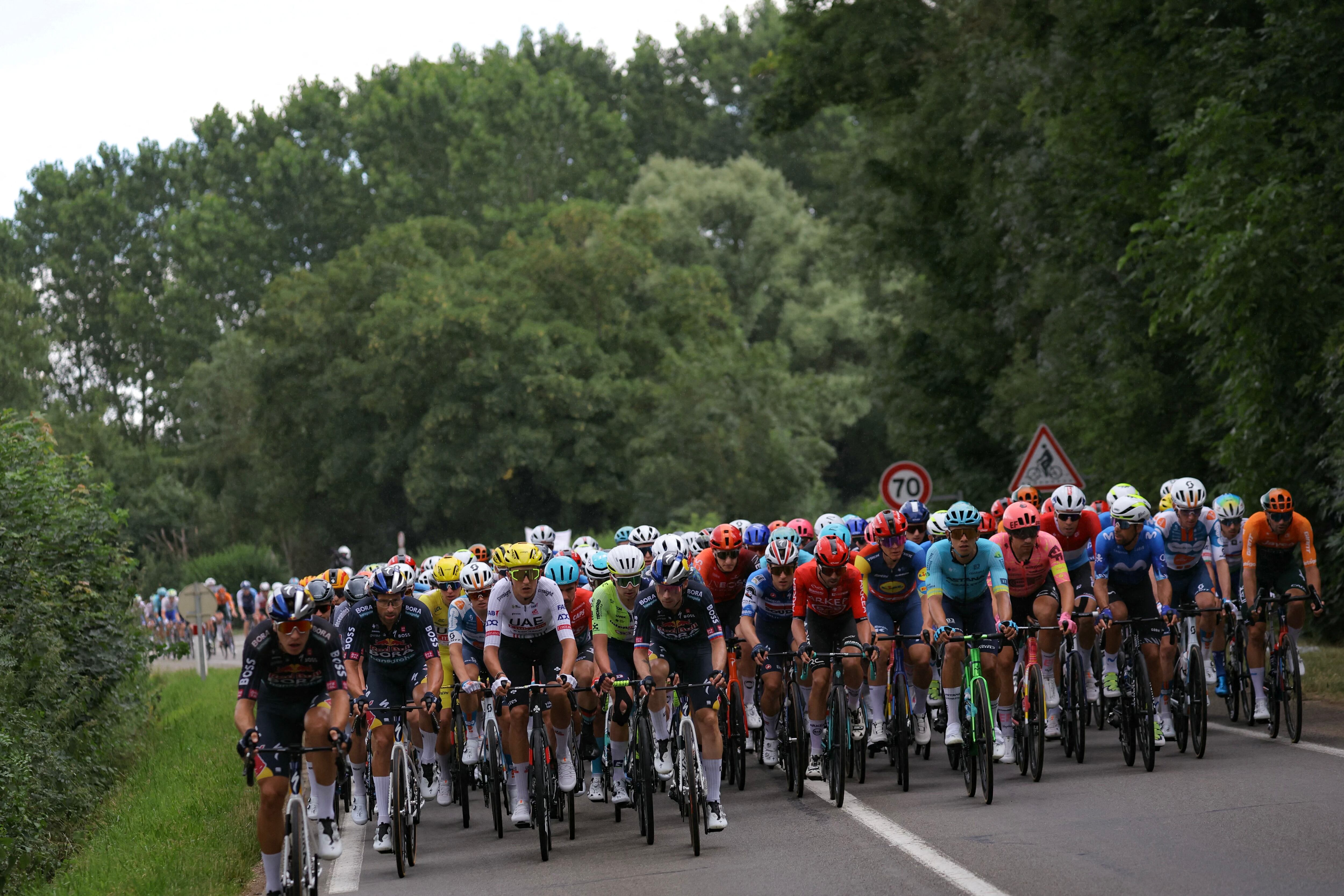 Tour de Francia. (Photo by Thomas SAMSON / AFP) (Photo by THOMAS SAMSON/AFP via Getty Images)