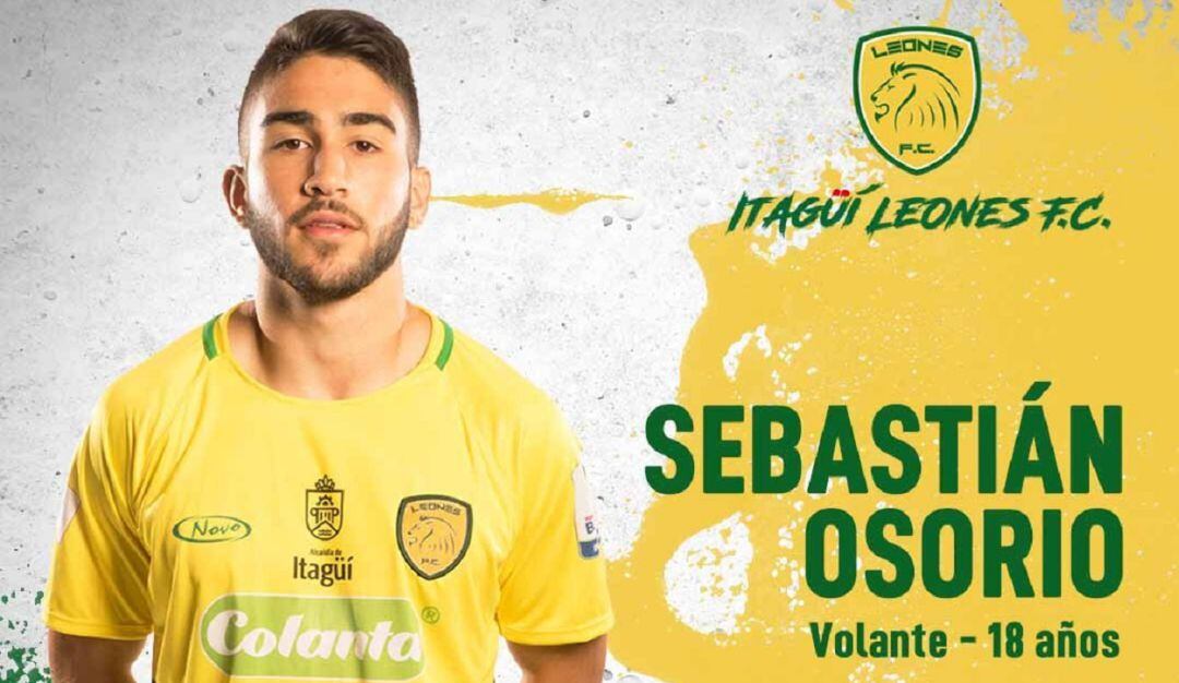 Juan Sebastián Osorio, hijo de Juan Carlos Osorio.