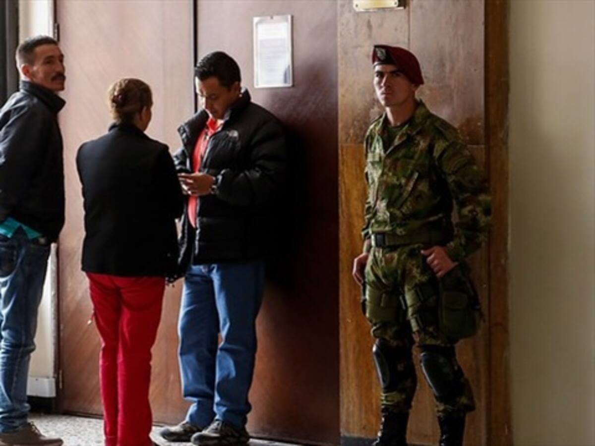 Juzgados están militarizados por audiencias con soldados
