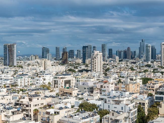 Vista panorámica de Tel Aviv, Israel