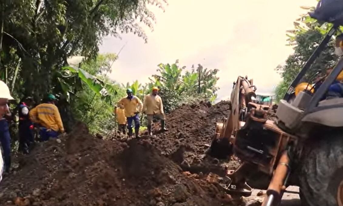 Vías de acceso a Quinchía afectadas por las lluvias - Alcaldía de Quinchía
