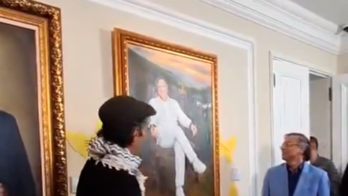 Petro reveló su retrato en el pasillo de expresidentes de Casa de Nariño