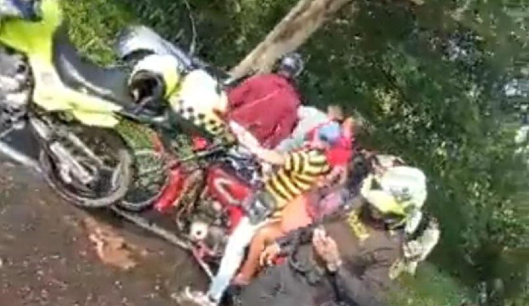 Accidente en La Cordialidad