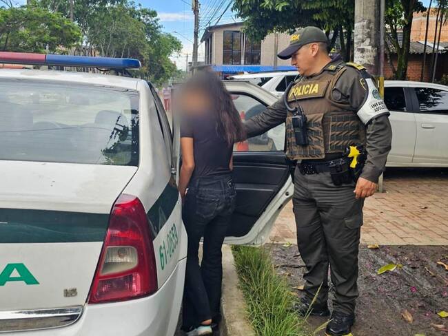 Menor aprehendida en Ibagué