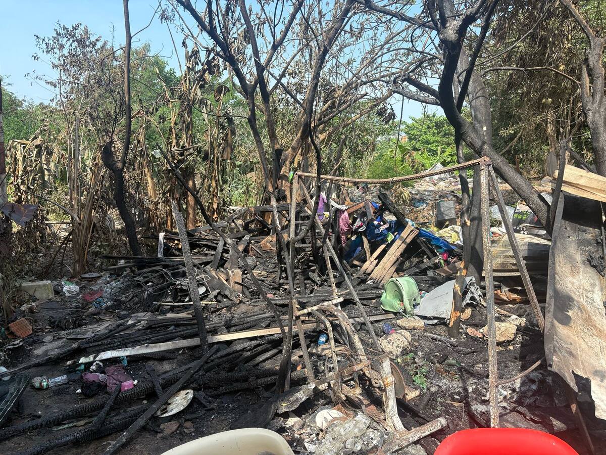 “Lo perdimos todo, solo quedamos con la ropa”: afectados por incendio en Henequén