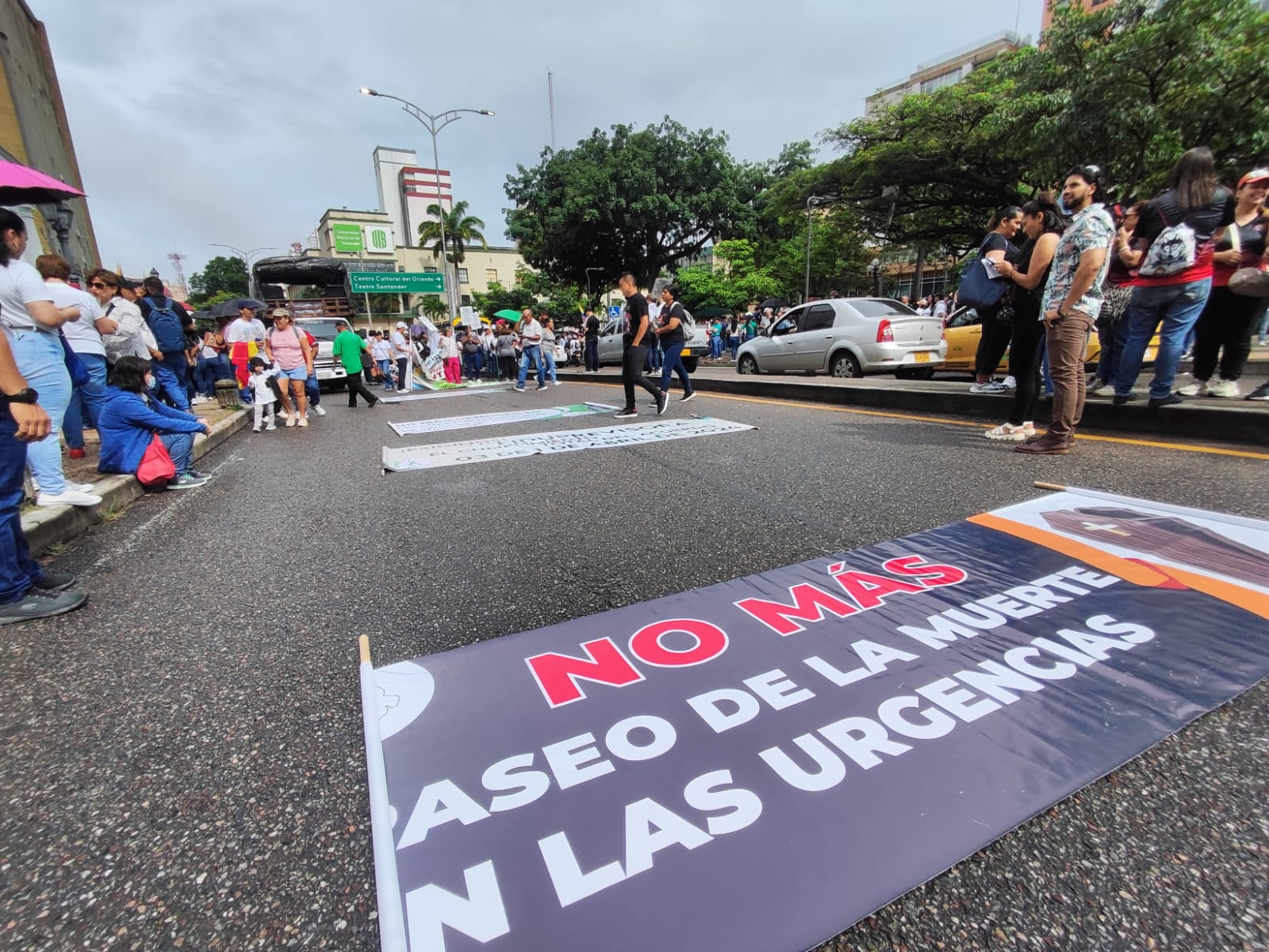 Paro de profesores en Santander