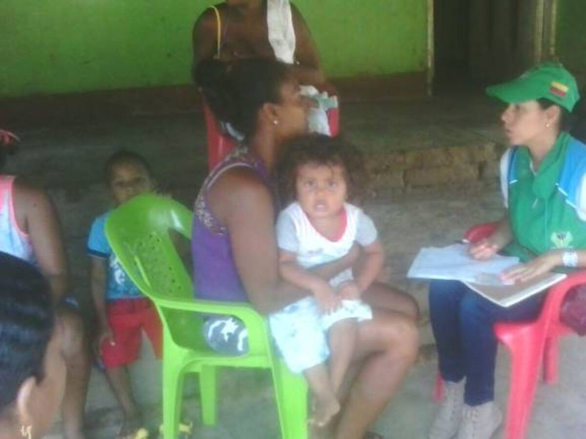 ICBF garantiza atención nutricional a niños afectados en Montecristo