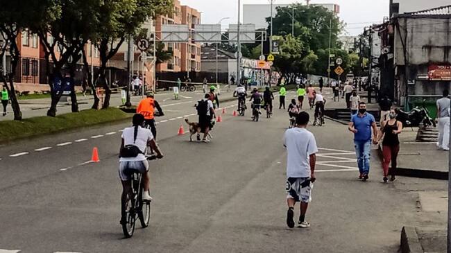Ciclovía en Manizales