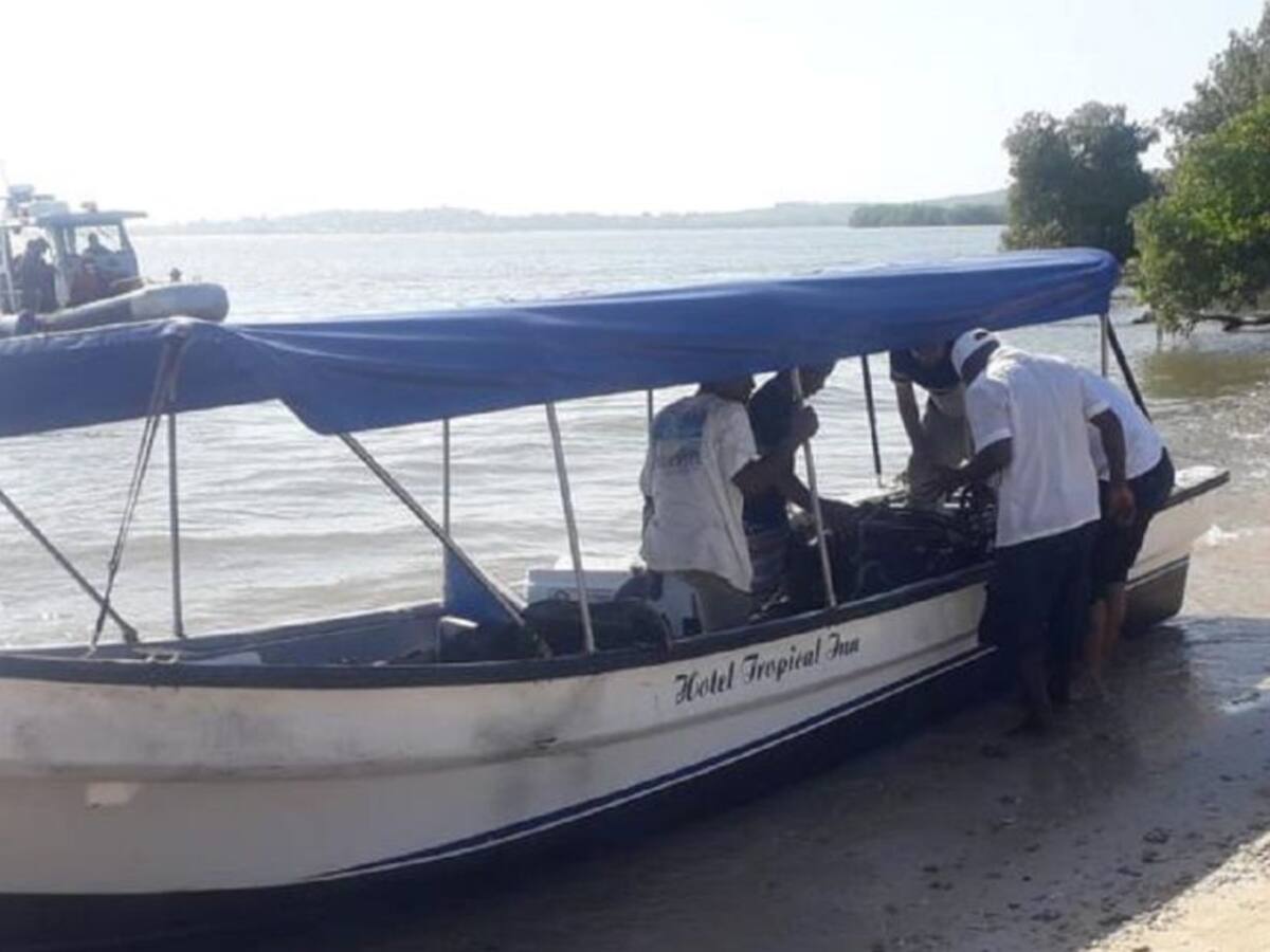 Policía recupera embarcación robada en Cartagena