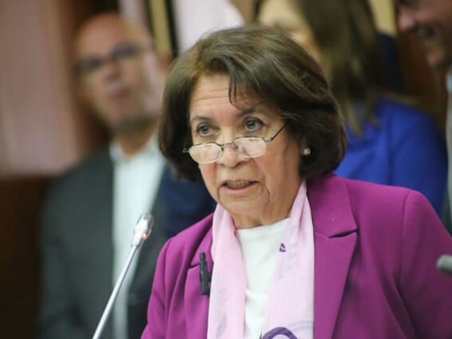 Aída Avella. Foto: (Prensa Senado).