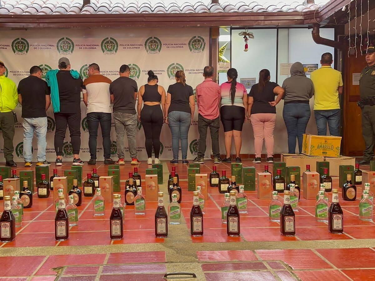 Así adulteraban licor y cigarrillos en Bucaramanga
