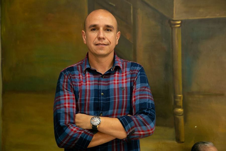 Luis Giovany Arias, alcalde (e) de Bello. Foto: Cortesía Alcaldía de Bello.