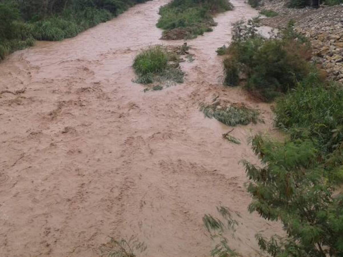 Cinco ríos de Boyacá en alerta naranja por el incremento de sus niveles debido a las fuertes lluvias