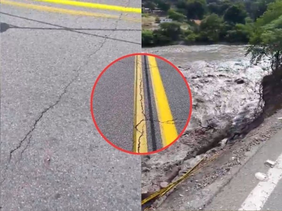 VIDEO | Denuncian grave deterioro en la vía Bucaramanga a Bogotá: grietas atraviesan la vía