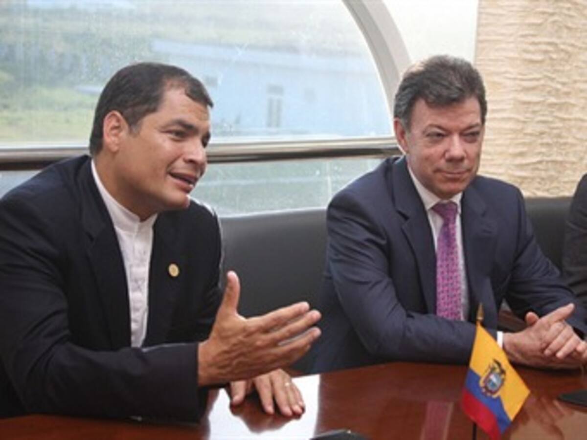 El próximo lunes el presidente Santos visitará Ecuador