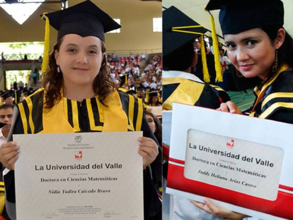 Dos mujeres se convirtieron en las primeras doctoras en Ciencias Matemáticas de la U. del Valle