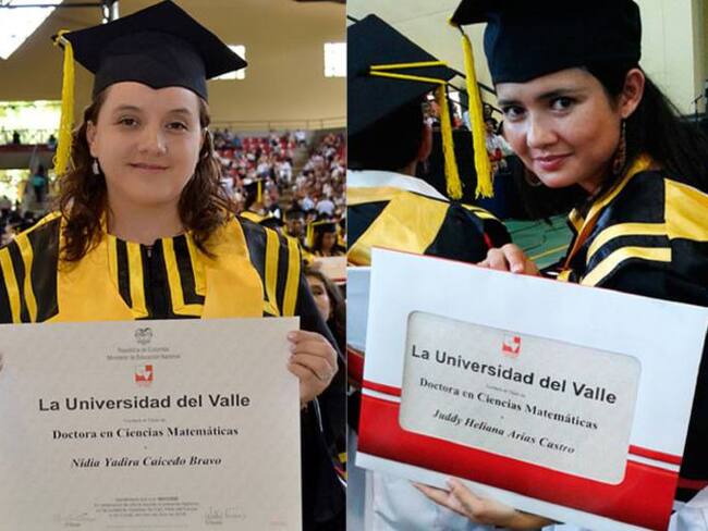 Dos mujeres se convirtieron en las primeras doctoras en Ciencias Matemáticas de la U. del Valle