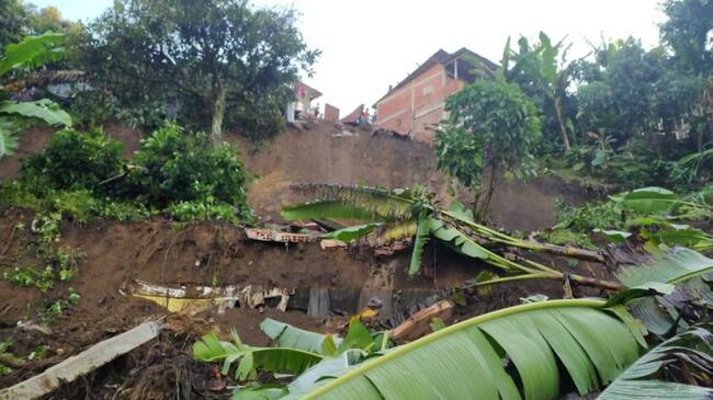 Derrumbe en Villasantana